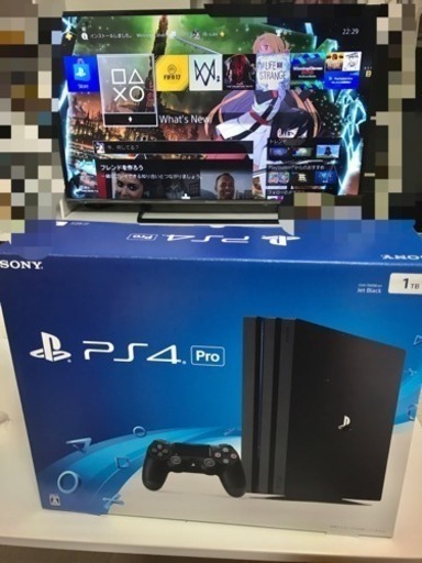 ps4Pro 本体 保証付 中古美品