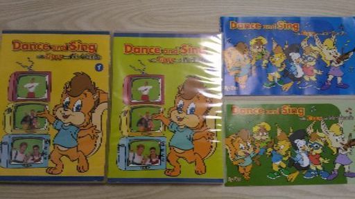 英語教材DWE ZIPPY会員特典DVD　Dance and Sing①②