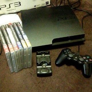 PS３本体＋ソフト６本セット☆コントローラ充電器付き☆すぐ遊べます！