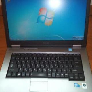 値下げ品　TOSHIBA ノートパソコン　windows7