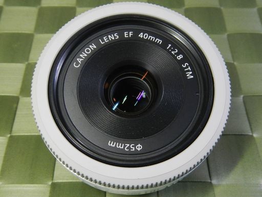 レンズ CANON EF40mm F2.8 STM WHITE