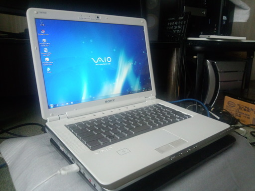 ノートパソコン SONY VAIO Windows7 Office付き 使用時間約40時間