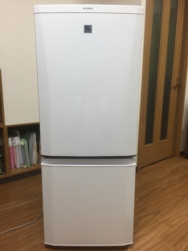 【完動品】三菱冷蔵庫 146L 2ドアノンフロン 2013年製　一人暮らし用
