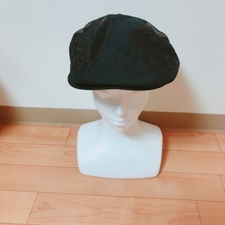 【帽子500キン❗️】ブラックメッシュ ハンチング