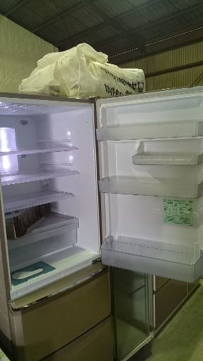 三菱370L冷蔵庫 自動製氷機 2013年製 分解クリーニング済み！！！