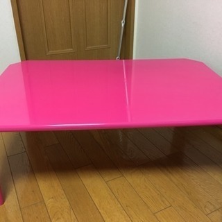 【値下げ】ビビットピンク♡ローテーブル