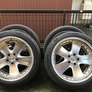 【値下げ】エステイタス 19インチ＋タイヤセット