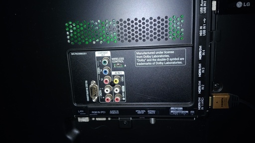 （中古）LG 47インチLCDテレビ　47V5500-UA（米国仕様）