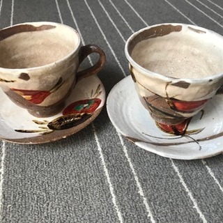 益子焼のコーヒーカップ