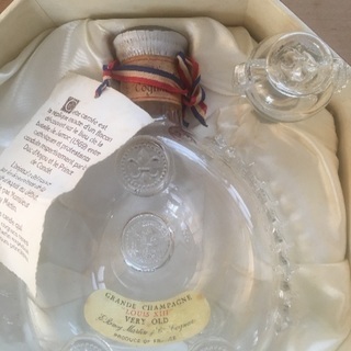 レミーマルタン ルイ13世 ベリーオールドタイプ サンルイ製 クリスタルボトル 空瓶 八角形化粧箱付き！