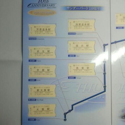 《鉄道ファン、コレクター様ぜひ！》サンダーバード 10周年 記念入場券セット