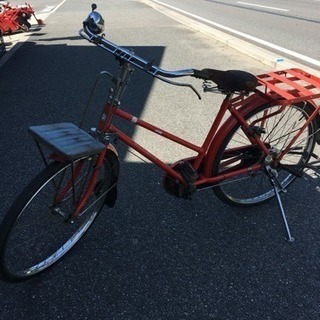 平成4年製 郵便屋さんの自転車 レトロ品(中古品)