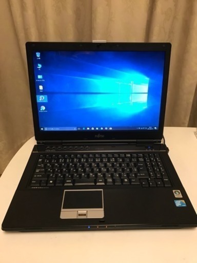 きれいな動作品　Fujitsu FMV BIBLO NF/D55BC Win10 Pro 64bit  Core2Duo P8600 メモリ2GB HDD 320GB 無線ラン 10キー