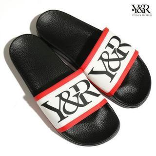 YOUNG&RECKLESS SLIDES【WHITE×RED】...