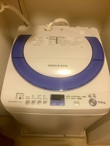 【9/2(土)AM直接取引可】SHARP2014年製 7キロ洗濯機