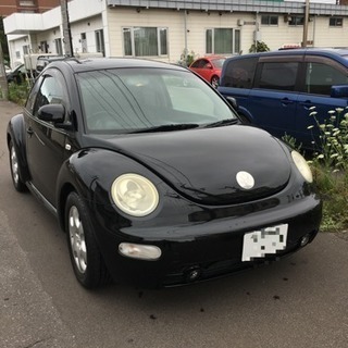 【車検2年付き】フォルクスワーゲンニュービートルブラックカラータ...