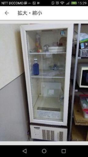 ガラス扉冷蔵庫　HOSHIZAKI