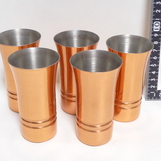 銅製のミニカップ5個