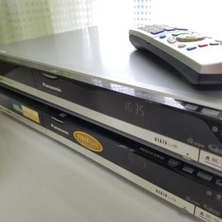 【受付終了】Panasonic DVD&HDDレコーダー　ディー...