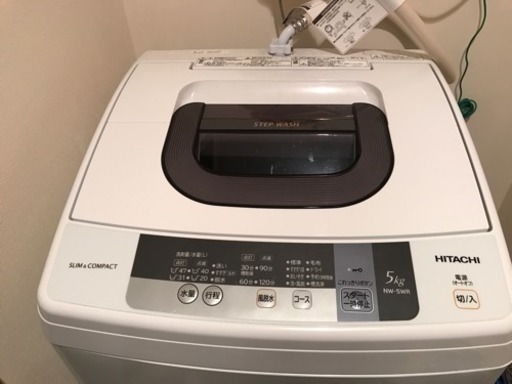 2016年製 洗濯機 HITACHI 5kg