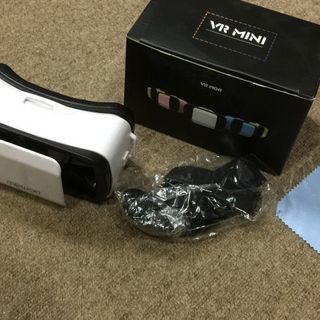 VR MINI 3Dグラス　スマホ用　白　ゴーグル型  5個程度...