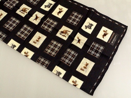 未使用 希少 Dog柄 バーバリー犬柄 ハンカチ Primal 大阪の小物 ハンカチ の中古 古着あげます 譲ります ジモティーで不用品の処分