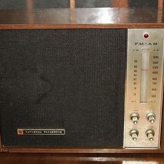 昭和レトロ ナショナル真空管ラジオ RE-760 AM/FM2バンド