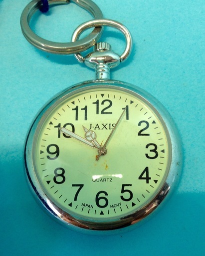 送料無料 H11 電池交換済j Axis日本製ポケットウォッチused Yomichi 鳴海のアクセサリー 腕時計 の中古 古着あげます 譲ります ジモティーで不用品の処分