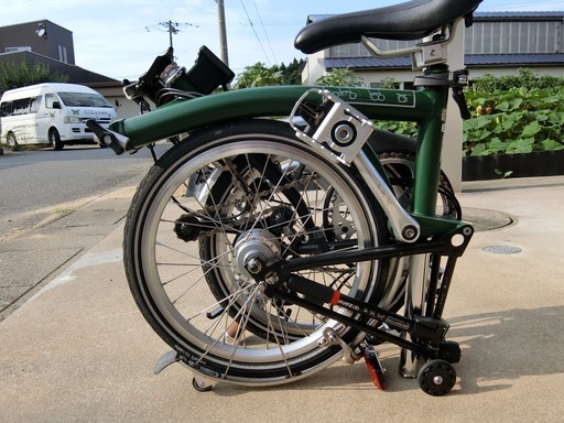 BROMPTON M6L 2013年前期型中古良品レーシンググリーン 6速プチ  