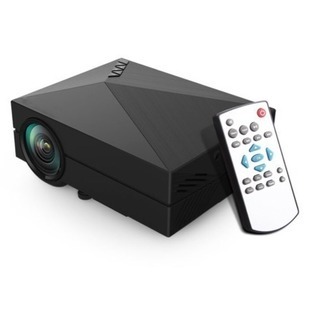 プロジェクター EZAPOR Mini GM60 Led Projector 800*480解像度800ルーメン HD解像度サポート1080×1920 LEDプロジェクターVGA/HDMI/AV/USB/TV対応リモコン付き日本語説明書