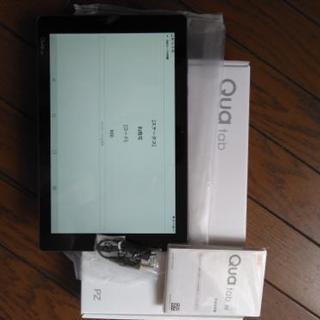 SIMフリー au Qua tab PZ LGT32 紺 防水フルセグTV格安SIM使用可