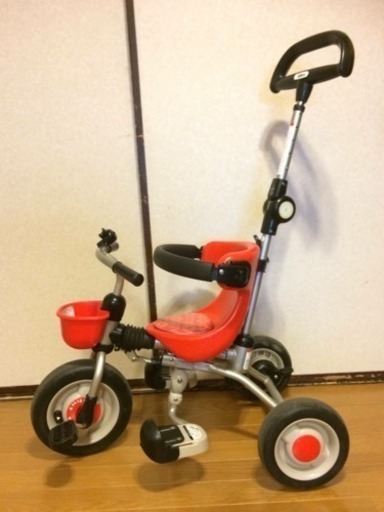アイデス 折りたたみコンポタウン（レッド） 三輪車