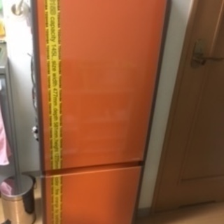 冷凍冷蔵庫 GR-S15B　2ドア　オレンジ色　東芝製　美品