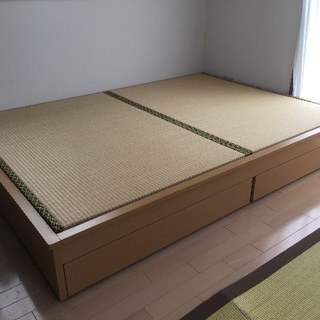 収納付き畳ベット ダブル 小上がりにも