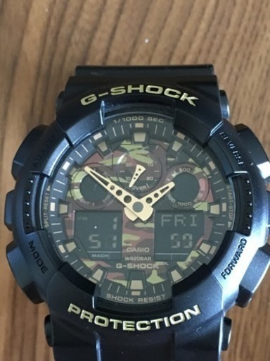 厚 17.7 G-SHOCK ジーショック CASIO カシオ 美品 GA-100CF メンズ時計 おまけ付き