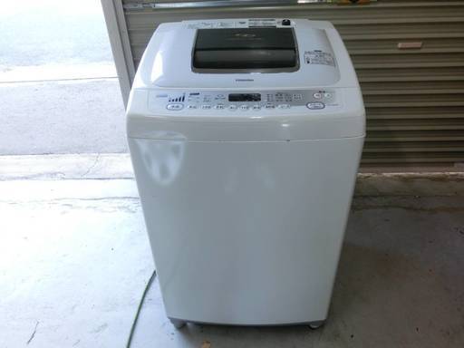TOSHIBA 東芝 乾燥機能付き洗濯機 7.0kg 2007年製 インバーター銀河 AW-70DE