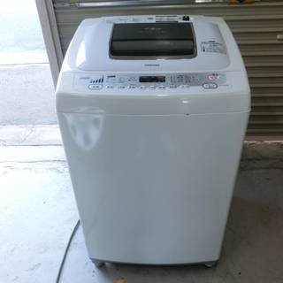 TOSHIBA 東芝 乾燥機能付き洗濯機 7.0kg 2007年製 インバーター銀河 AW ...