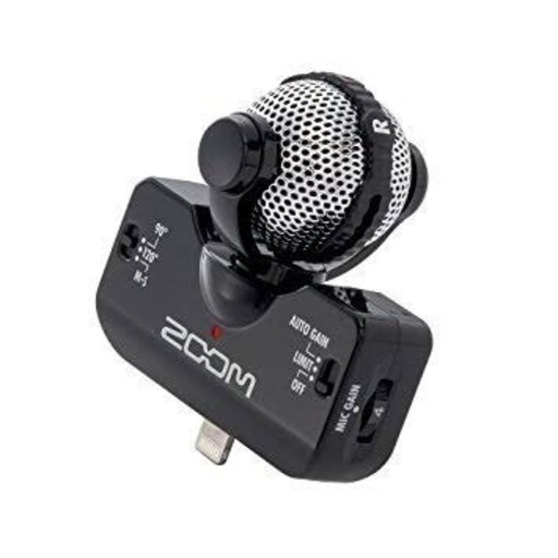 ZOOM iQ5 ブラック レコーディング マイク