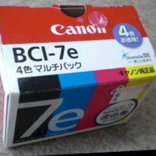 CANONインク　BCI-７e 4色マルチパック