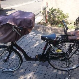 アサヒサイクルの3人乗り自転車です。点検済み。前後輪2017年6...