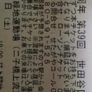 8/19世田谷区たまがわ花火大会ペアチケット