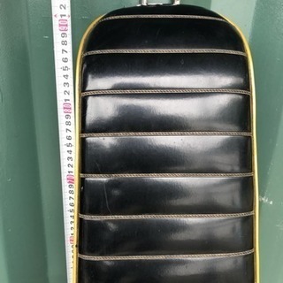 Z250FT 三段シート 黒×金