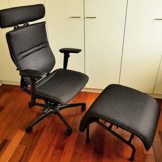 オカムラ バロン 上位モデル オットマン セット パソコンチェア デスクチェア