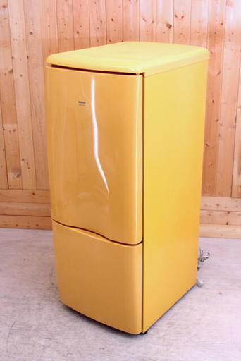 ●直接引取り歓迎　National 冷蔵庫　NR-B14BA-Y 2001年製　イエローカラー　岐阜　インテリア キッチン
