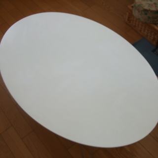 楕円形折りたたみテーブル