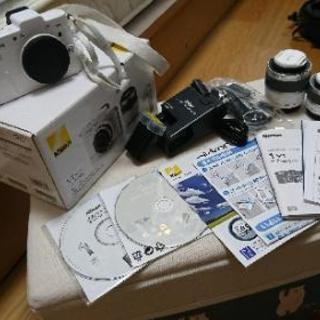 Nikon1 V1 白 10-30mm 30-110mm レンズセット