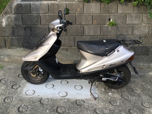 スズキ アドレス V100 CE11型 実働車 シャンパン ゴールド