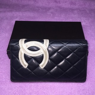 CHANEL カンボンライン 長財布