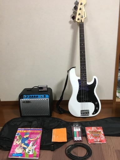 ベース アンプ セット　【ベース：Busker's BPB／アンプ：FERNANDES FS10B】