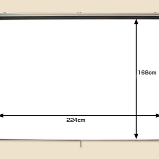 【取引終了】中古 プロジェクタースクリーン 110インチ(4:3...